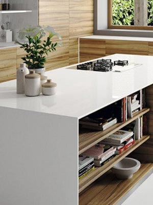 Plan de travail tendance blanc